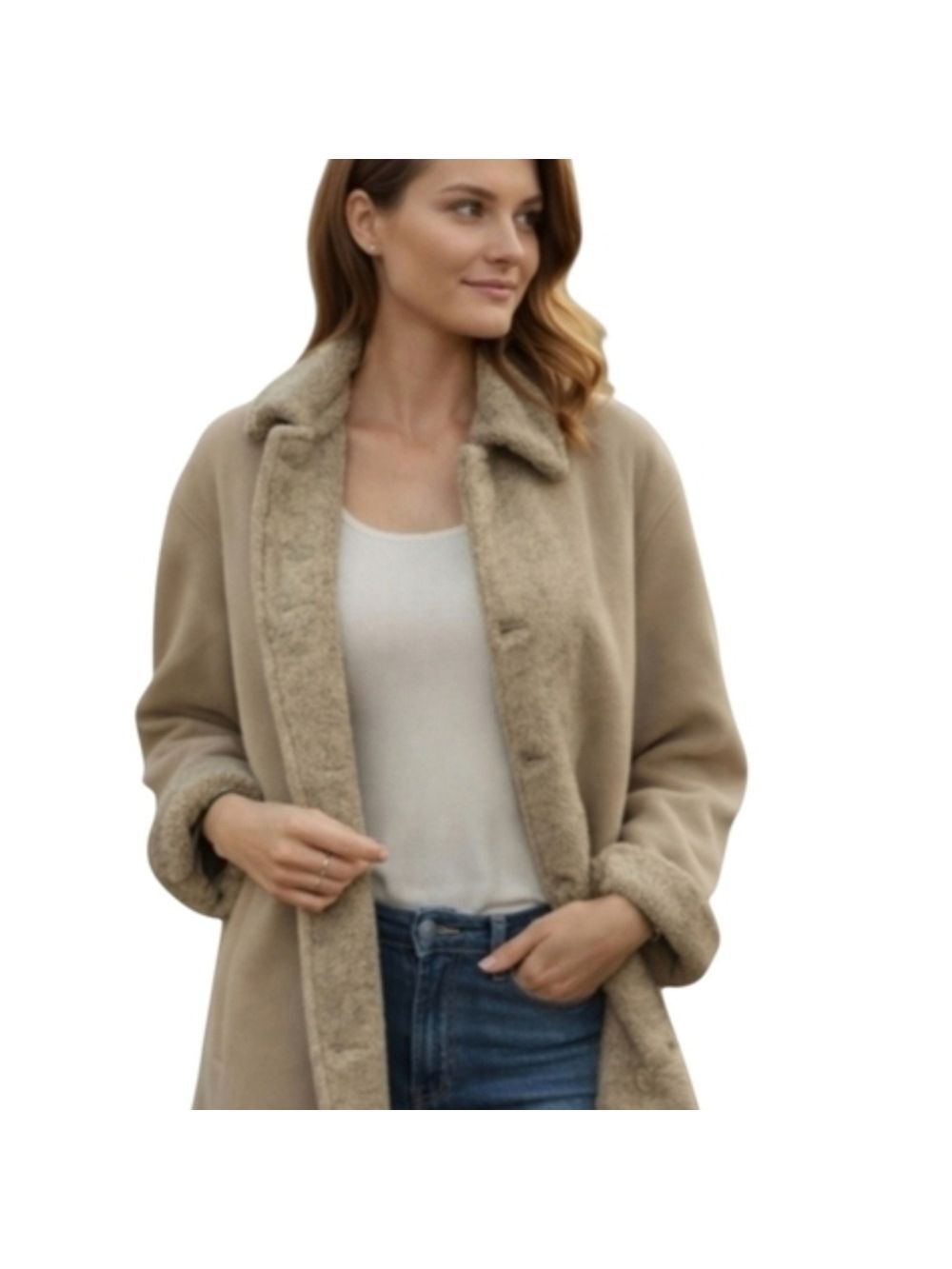 Forecaster Sport Vintage Sherpa-Lined Coat – Size M
